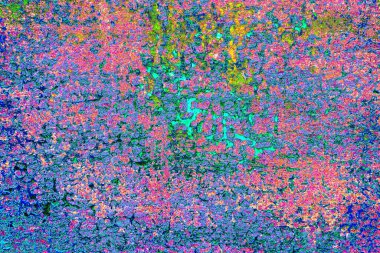 Çizik ve çatlaklarla metal doku