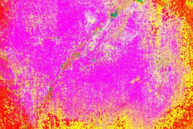 Çizik ve çatlaklarla metal doku