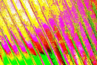 Çizik ve çatlaklarla metal doku