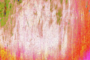 Mavi renklerin soyut suluboya paleti, karışık renk, arkaplan, vektör illüstrasyonu, bir renk karışımı