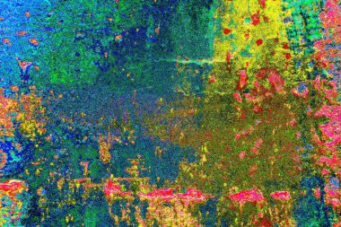 Karışık renklerin soyut suluboya paleti, renk karışımı, duvar kağıdını kopyala, soyut renkli doku arkaplanı