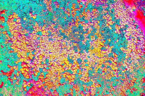 Dökülen boya paslı metal dokusu