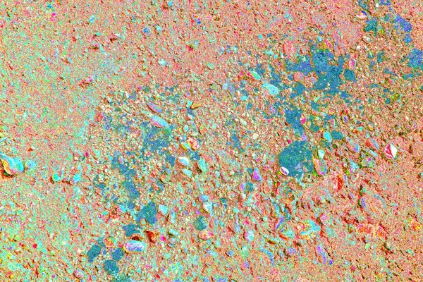 Mavi renklerin soyut suluboya paleti, karışık renk, arkaplan, vektör illüstrasyonu, bir renk karışımı