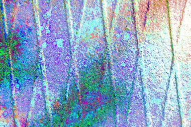 Çizik ve çatlaklarla metal doku