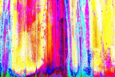 Çizik ve çatlaklarla metal doku