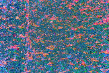 Çizik ve çatlaklarla soyut renkli duvar kâğıdı 