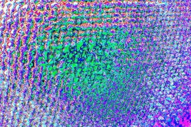 Soyut neon renkler çizik ve çatlaklarla dokulu duvar. 