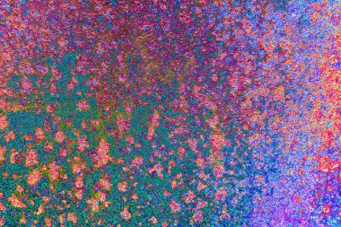 Çizik ve çatlaklarla metal doku