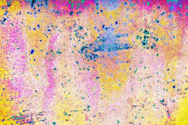 Çizik ve çatlaklarla soyut renkli duvar kâğıdı 