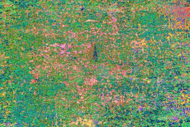 Çizik ve çatlaklarla metal doku