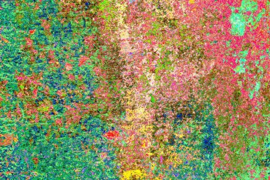 Çizik ve çatlaklarla metal doku