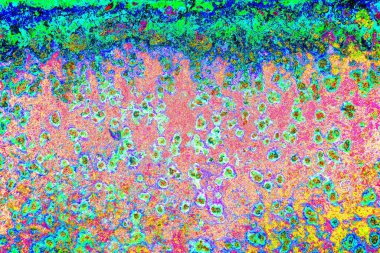 Çizik ve çatlaklarla metal doku