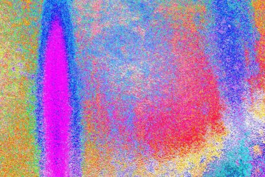 Çizik ve çatlaklarla soyut renkli duvar kâğıdı 