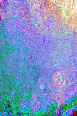 Çizik ve çatlaklarla metal doku