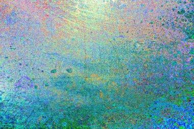 Çizik ve çatlaklarla metal doku