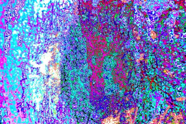 Soyut neon renkler çizik ve çatlaklarla dokulu duvar. 