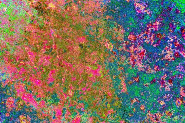 Çizik ve çatlaklarla metal doku