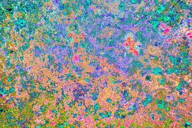 Çizik ve çatlaklarla metal doku