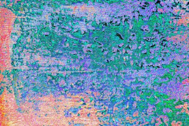 Duvar dokusu arkaplanı eski boyayla soyulmuş.