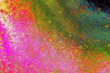 Çizik ve çatlaklarla metal doku