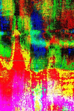 Çizik ve çatlaklarla metal doku