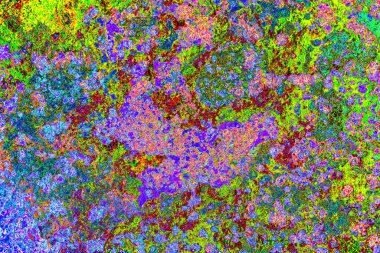 Dökülen boya paslı metal dokusu