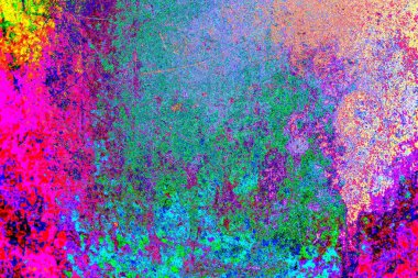 Çizik ve çatlaklarla metal doku