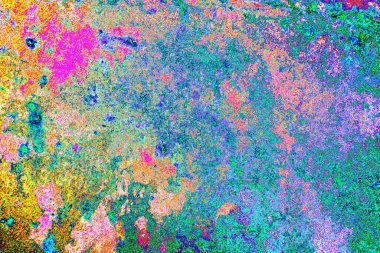 Çizik ve çatlaklarla metal doku