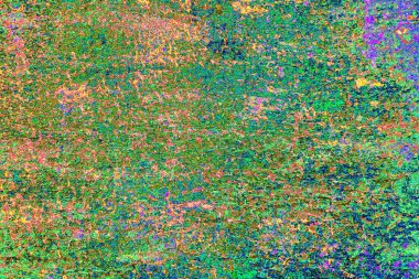 Çizik ve çatlaklarla metal doku