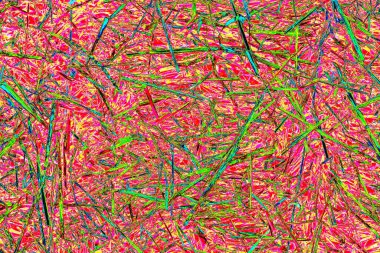 Soyut neon renkler çizik ve çatlaklarla dokulu duvar. 