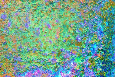 Çizik ve çatlaklarla metal doku