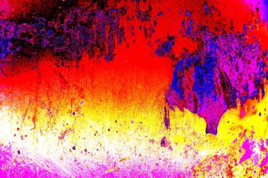 Çizik ve çatlaklarla metal doku