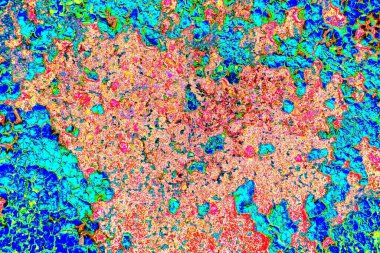 Dökülen boya paslı metal dokusu