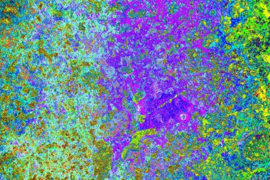 Kırsal görünümü olan paslı metal dokusu