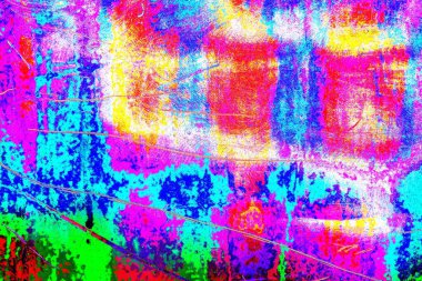 Çizik ve çatlaklarla metal doku