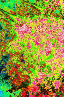 Çizik ve çatlaklarla metal doku