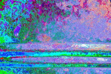 Çizik ve çatlaklarla metal doku