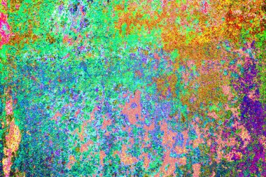 Çizik ve çatlaklarla metal doku