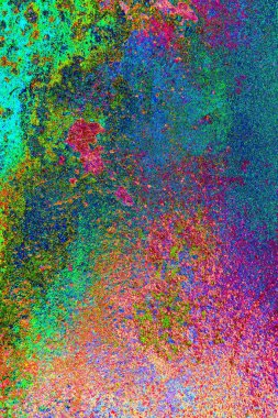 Çizik ve çatlaklarla metal doku