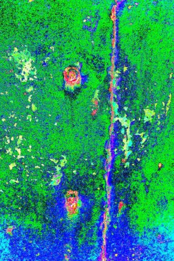 Kırsal görünümü olan paslı metal dokusu