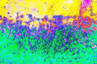 Çizik ve çatlaklarla metal doku