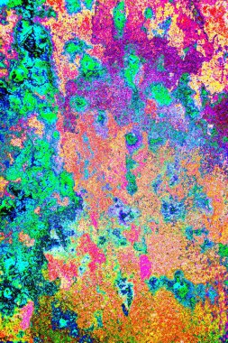 Çizik ve çatlaklarla metal doku