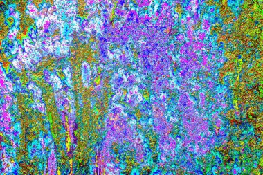 Çizik ve çatlaklarla metal doku