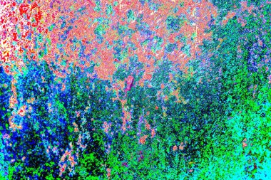 Çizik ve çatlaklarla metal doku