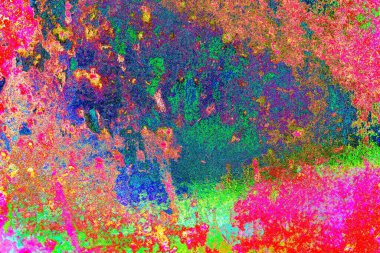 Çizik ve çatlaklarla metal doku