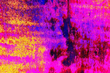 Çizik ve çatlaklarla metal doku