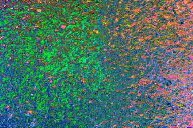 Çizik ve çatlaklarla soyut renkli duvar kâğıdı 