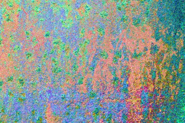 Çizik ve çatlaklarla metal doku