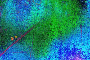 Çizik ve çatlaklarla metal doku