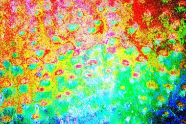 Çizik ve çatlaklarla metal doku